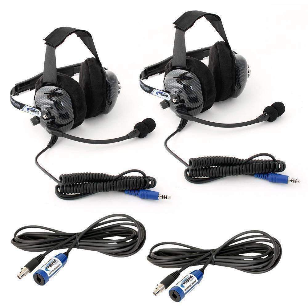 Rugged Radios Plus 2 Helmet or Headset Kit