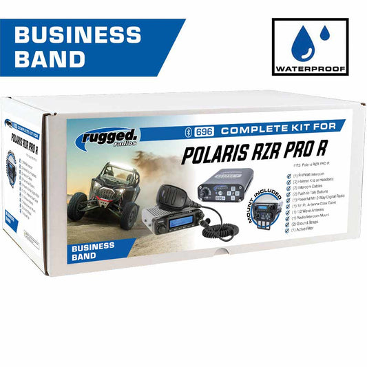 Rugged Radios Rzr Pro XP, Turbo R, Pro R 696 Complete Communications Kit